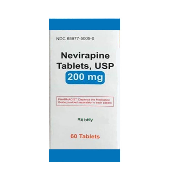 Thuốc Hetero Navirapine tablets USP 200mg, Hộp 60 viên