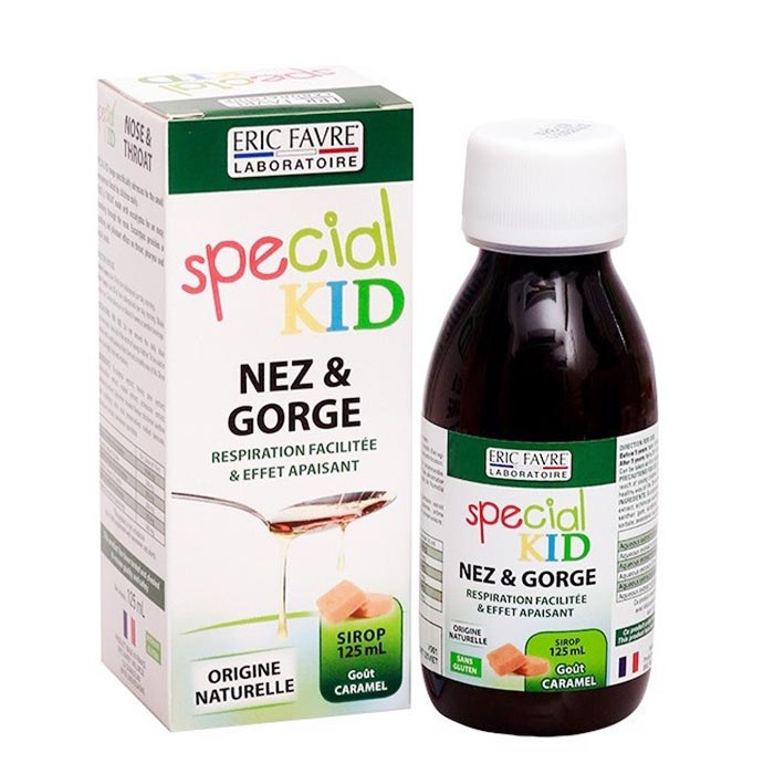 Nez & Gorge Special Kid 125ml - Siro giảm viêm họng, phế quản