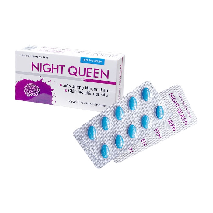 Night Queen DHG 3 vỉ x 10 viên - Viên uống dưỡng tâm