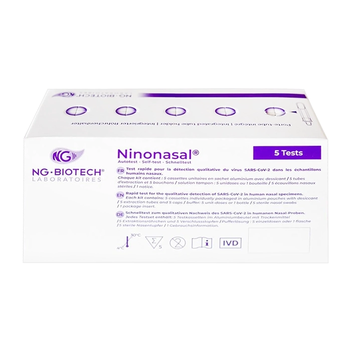 Ninonasal NG Biotech 5 Test - Bộ kit test nhanh Covid