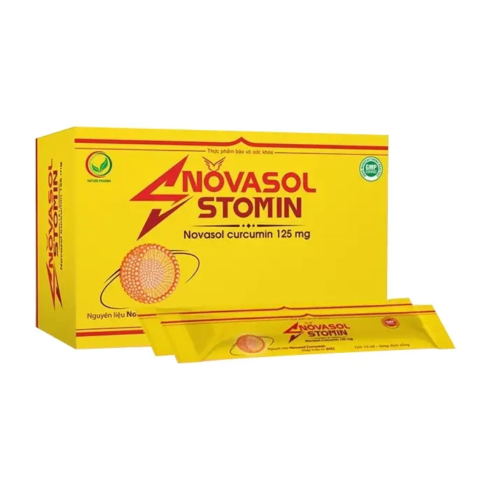 Novasol Stomin Nature Pharma 20 gói x 10ml - Dung dịch giảm axit dịch vị