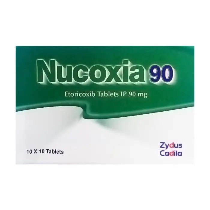 Nucoxia 90mg Zydus Cadila 10 vỉ x 10 viên