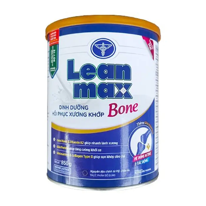 Nutricare Leanmax Bone 850g – Sữa dinh dưỡng y học ngừa loãng xương