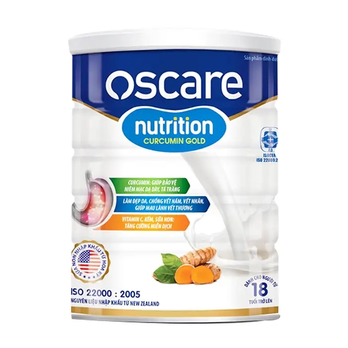 Nutrition Curcumin Gold Oscare 900g - Sữa dành cho người sau phẫu thuật