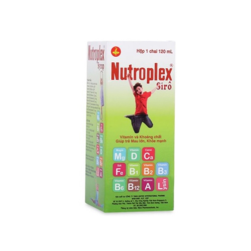 Nutroplex 120 Vitamin B1/B2 10mg/1,25mg, Chai 120ml