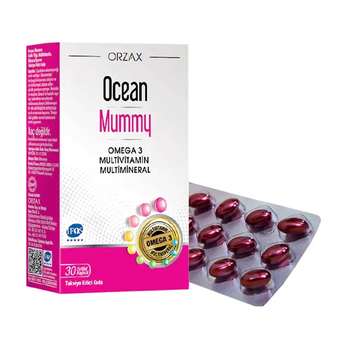 Ocean Mummy Orzax 2 vỉ x 15 viên - Viên uống bổ sung dinh dưỡng thai kỳ