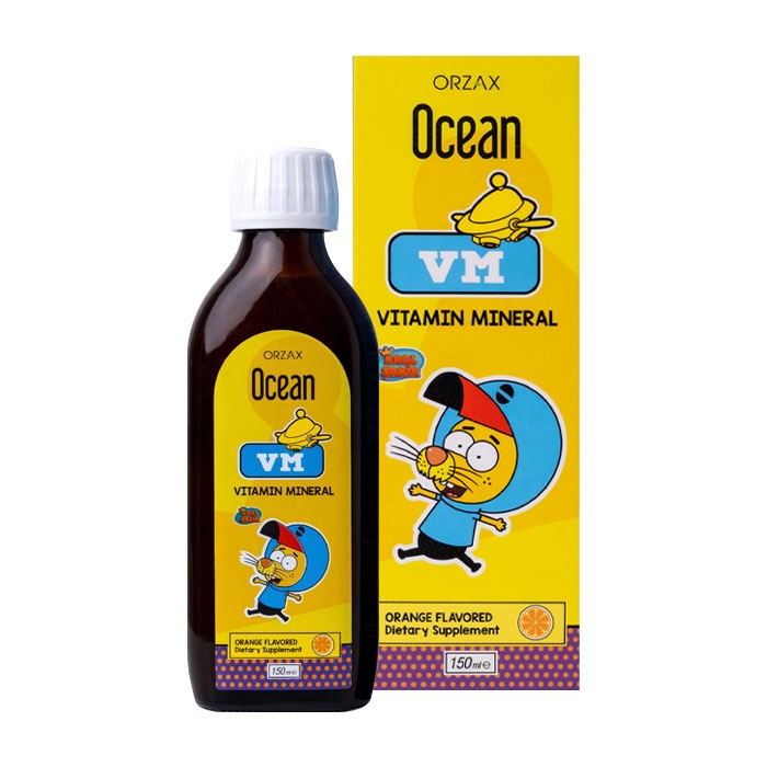 Ocean Vitamin Mineral 150ml - Siro bổ sung vitamin và khoáng chất cho trẻ