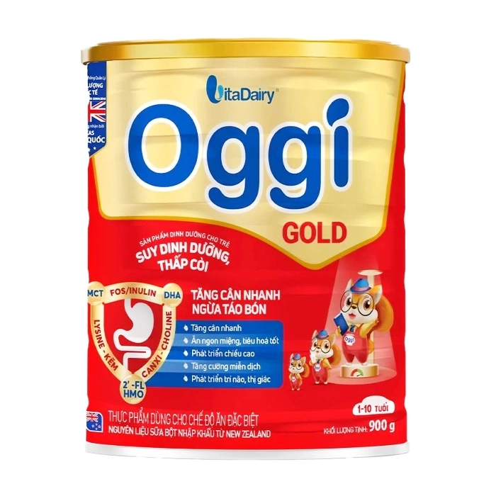 Oggi Gold Vitadairy 900g - Sữa bột suy dinh dưỡng