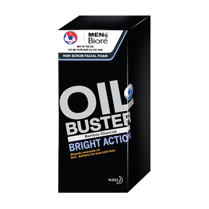 Oil Buster Bamboo Charcoal Bright Action Biore 100g