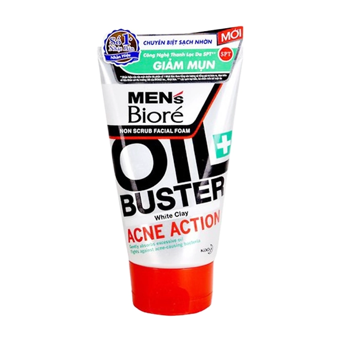 Oil Buster White Clay Acne Action Biore 50g