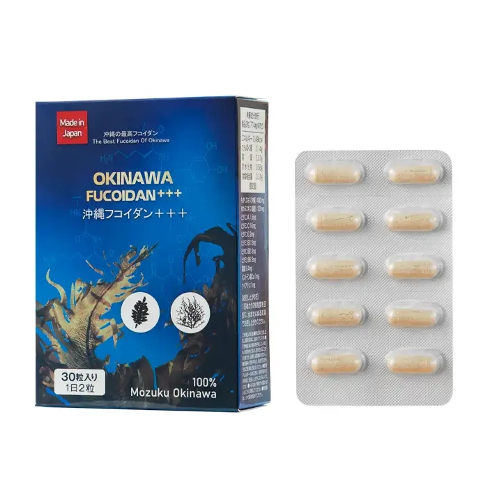 Okinawa Fucoidan +++ Jpanwell 3 vỉ x 10 viên - Viên uống tăng cường sức đề kháng