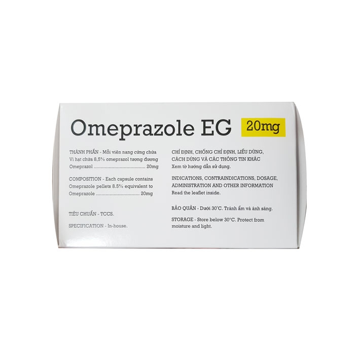 Thuốc Pyme Omeprazole EG 20mg, Hộp 100 viên 
