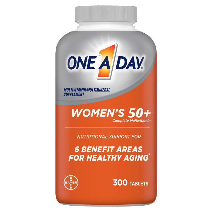 One A Day Women s 50+ Multivitamin, Chai 300 viên