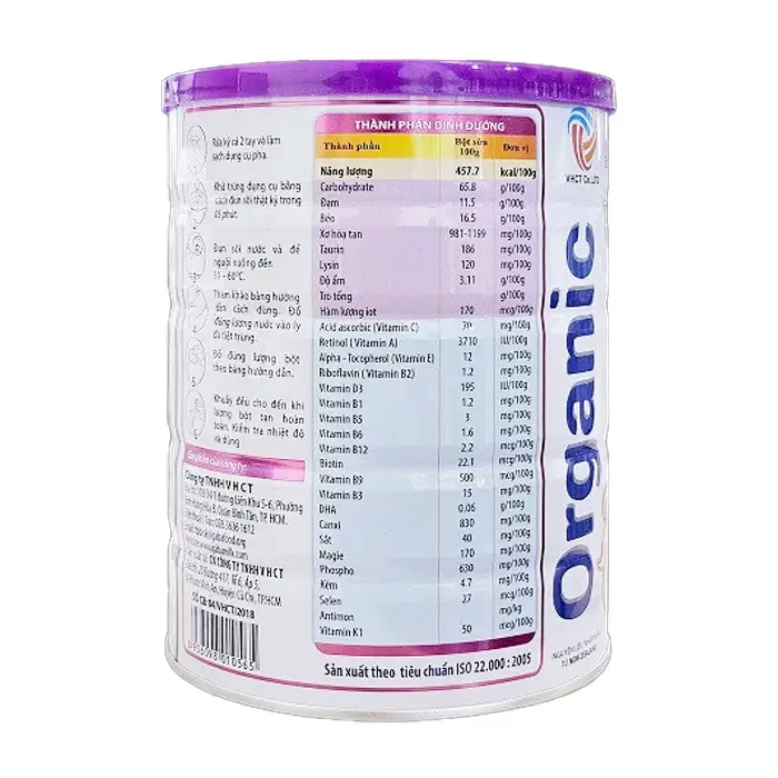 Opti Mum Organic 900g - Sữa cho mẹ bầu