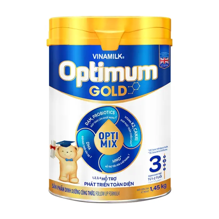 Optimum Gold 3 Vinamilk 850g - Hỗ trợ phát triển toàn diện
