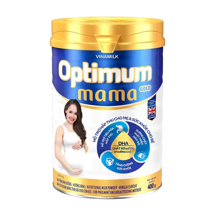Optimum Mama Gold Vinamilk 400g - Hỗ trợ hấp thụ cho mẹ bầu