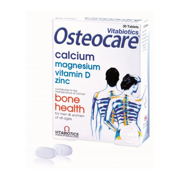 Tpbvsk xương khớp Vitabiotics Osteocare, Hộp 30 viên