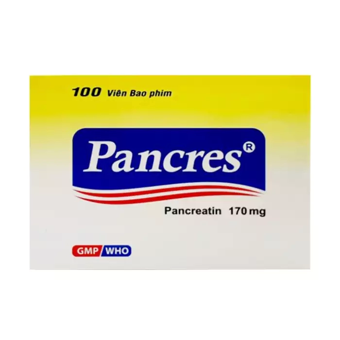 Pancres 170mg NIC Pharma 10 vỉ x 10 viên
