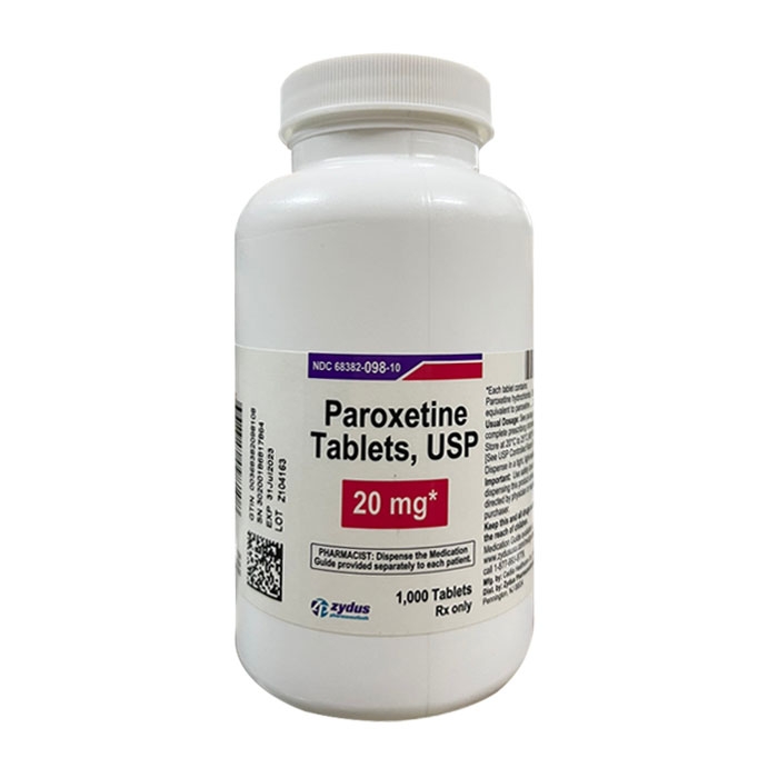 Paroxetine Tablets 20mg Zydus 1000 viên