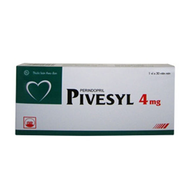 PIVESYL 4 - Perindopril tert-butylamin 4mg