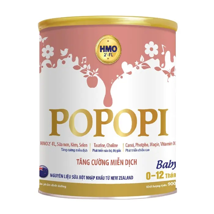 Popopi Baby 900g - Sữa bột tăng sức đề kháng cho bé