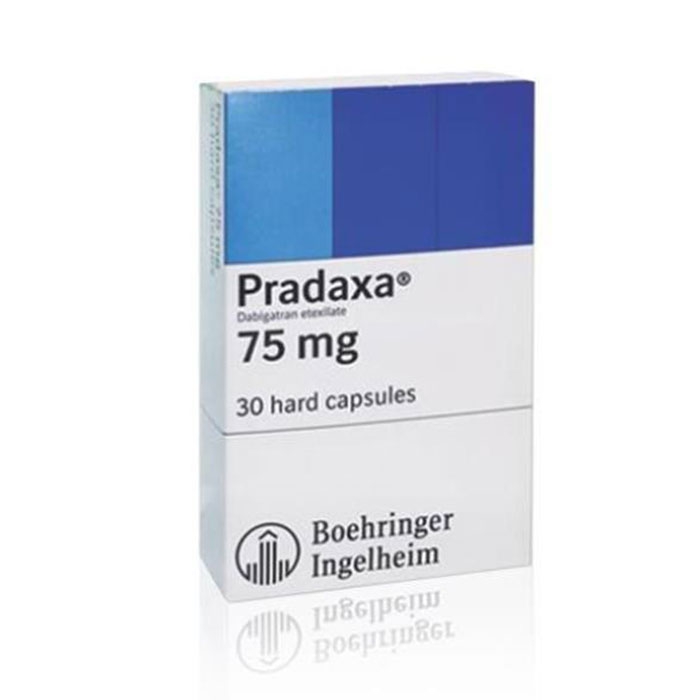 Thuốc tim mạch Pradaxa 75mg, Hộp 30 viên