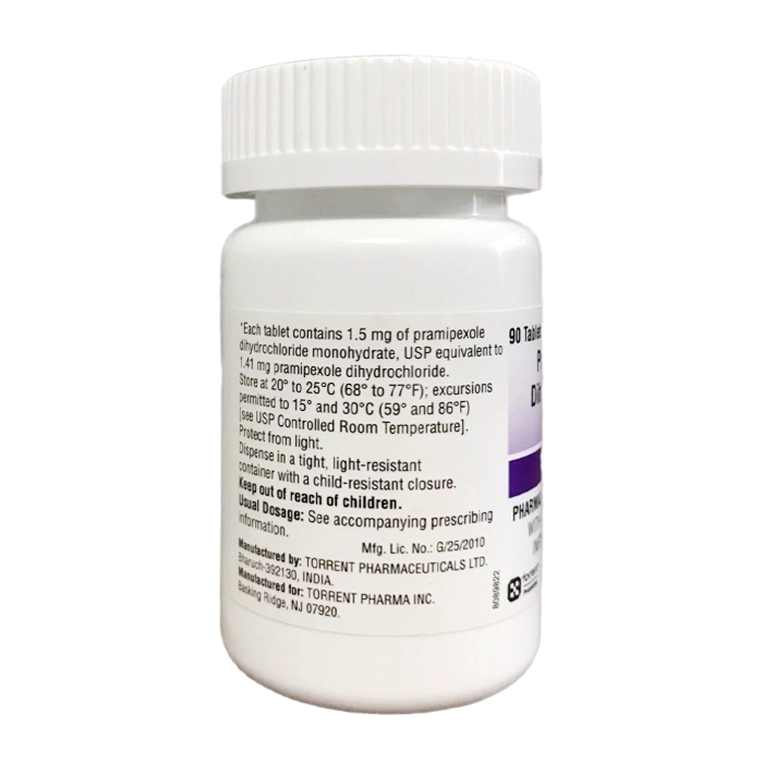 Pramipexole Tablets 1.5mg Torrent Pharma 90 viên
