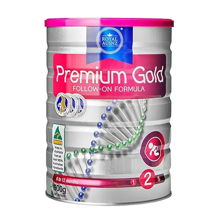 Premium Gold 2 Follow On Formula Royal 900g - Sữa cho trẻ từ 6-12 tháng tuổi