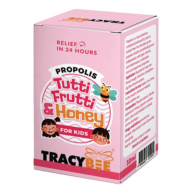 Chai xịt Keo Ong Propolis Tutti Frutti Honey For Kids 30 ml