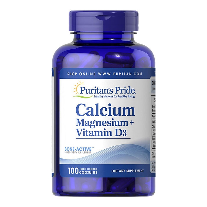 Puritan’s Pride Calcium Magnesium Vitamin D3 100 viên