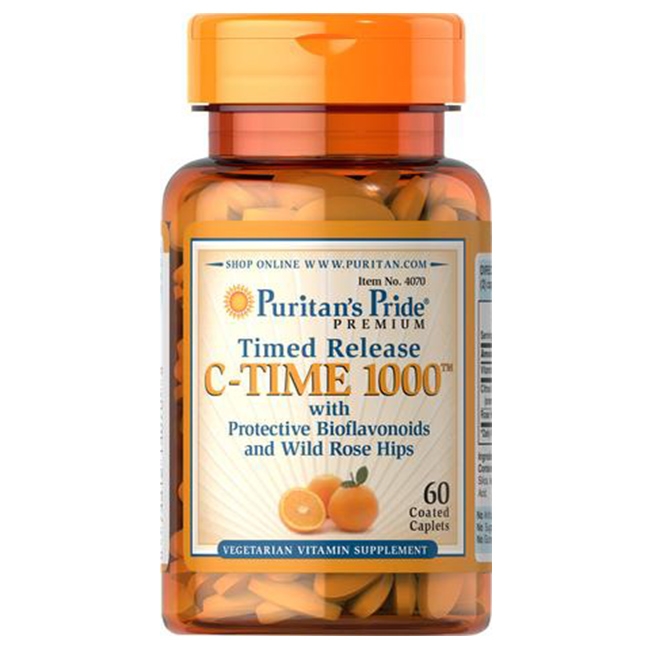 Puritan's Pride Vitamin C1000 mg with Rose Hips Timed Release