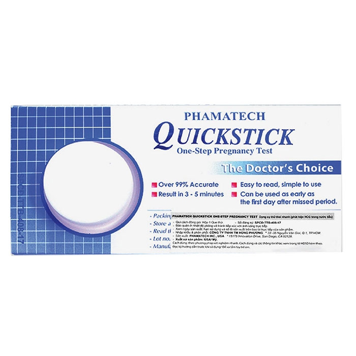 Que thử thai Quickstick Pharmatech