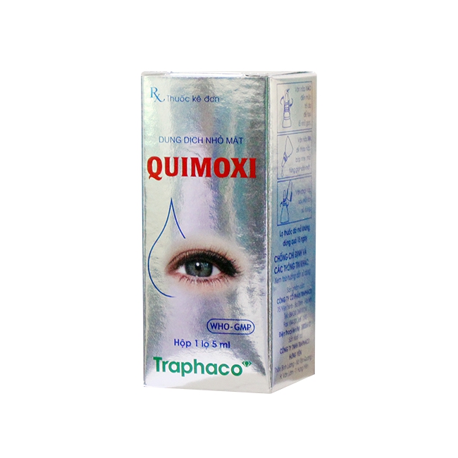 Thuốc nhỏ mắt Quimoxi, Hộp 5ml