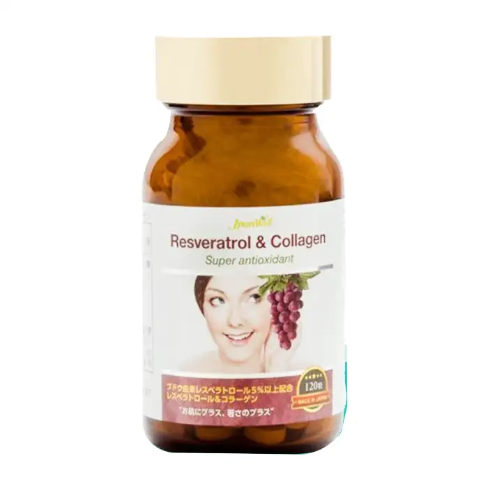 Resveratrol Collagen Plus Jpanwell 120 viên - Hỗ trợ làm đẹp da