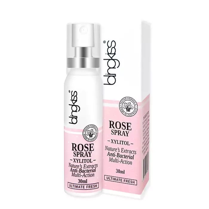 Rose Spray Blingkiss 30ml - Xịt thơm họng