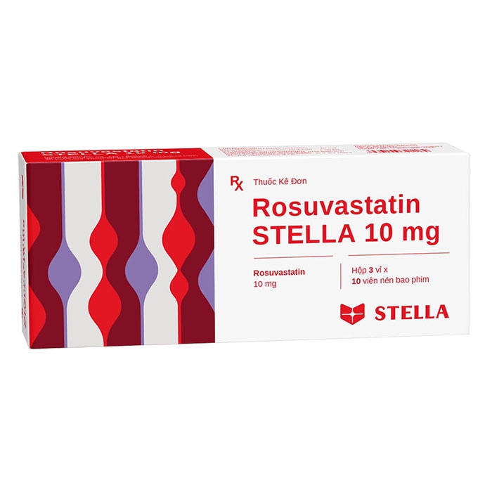 Rosuvastatin Stella 10mg 3 vỉ x 10 viên