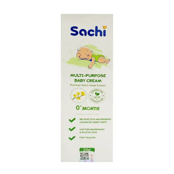 Sachi Kem Đa Năng +0 20g - Hỗ trợ viêm da, mụn nhọt