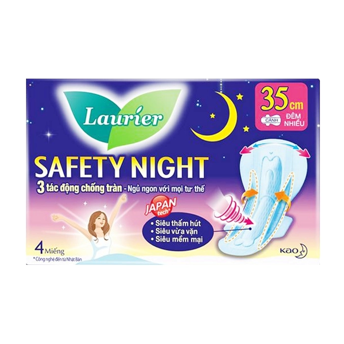Safety Night Laurier 35cm 4 miếng (có cánh)