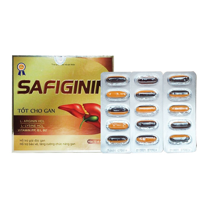 Safiginin 12 vỉ x 5 viên - Tăng cường chức năng gan