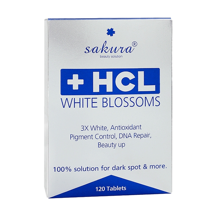 Viên uống Sakura HCL Whitening Blossom giảm nám trắng da