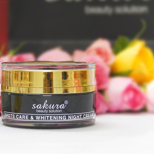Kem chăm sóc da nám cao cấp ban đêm Sakura Spots Care & Whitening Night Cream