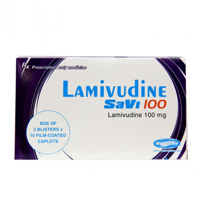 SaviPharm Lamivudine Savi 100mg, Hộp 30 viên
