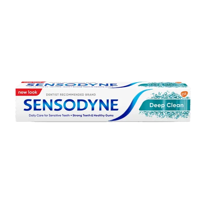 Sensodyne Deep Clean Toothpaste 100g - Kem đánh răng làm sạch sâu cho răng nhạy cảm