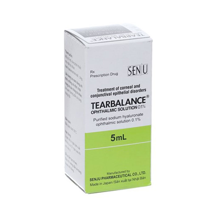 Thuốc dùng ngoài Tearbalance Ophthalmic solution 0,1%, Hộp 5ml