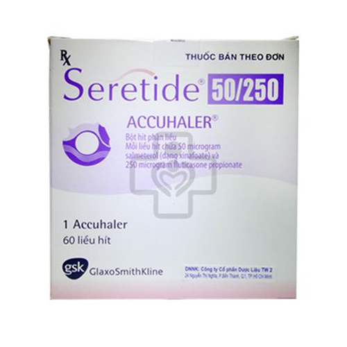 Bột hít trị bệnh đường hô hấp Seretide Accuhaler 50/500 mcg