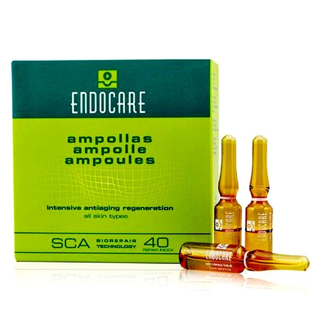 Serum chống lão hóa da Endocare Ampoules, Hộp 7 ống