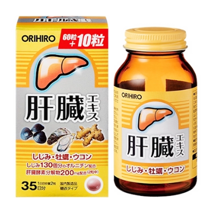 Shijimi Orihiro 70 viên - Viên uống bổ gan, giải độc gan