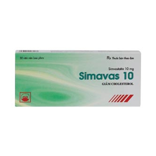 SIMAVAS 10 - Simvastatin 10mg