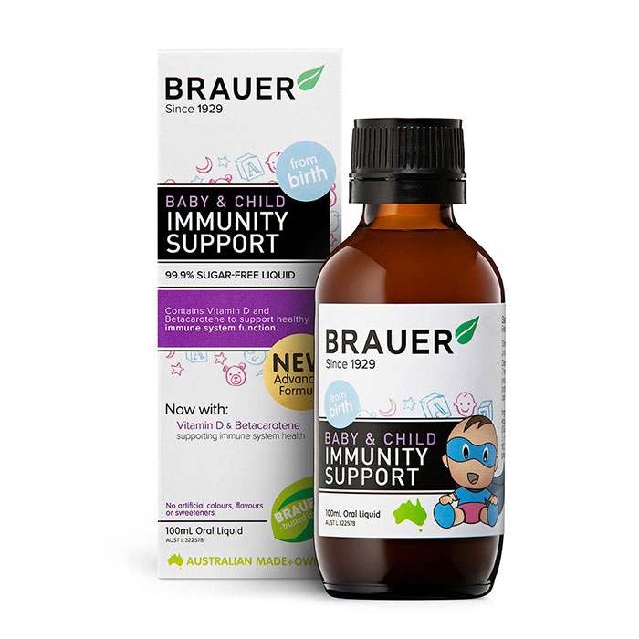 Siro tăng đề kháng Brauer Baby and Child Immunity Support 100ml