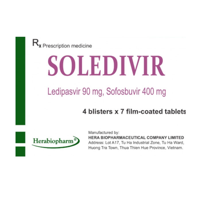 Thuốc Soledivir, Hộp 28 viên